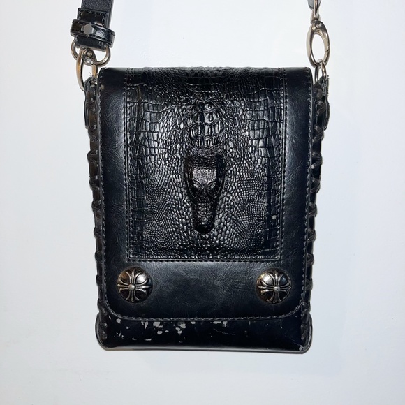 Rare Vintage Crocodile skin Small bag - Picture 2 of 2